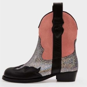 NWOT! Maison Mangostan Cowgirl Boots US kids size 13